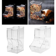 Ioensy SiaBiced Automatic Pet Feeder, Bird Hamster Small Animal Feeder, Automatic Feeding Device