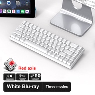 GOOJODOQ RK61 Mechanical Keyboard RK71 bluetooth 2.4G Wired Three Mode RGB Light Gaming Keyboard Bro