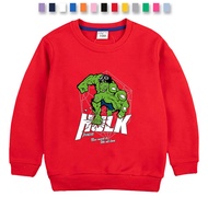 Green Giant Hulk Boys Hoodie Spring and Autumn 2023 New Spring Sports Clothes Casual Small and Medium Children's Clothing