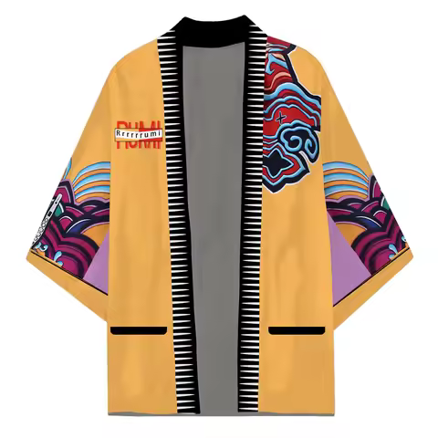 Costume Rumi Zoey Mira Printed Harajuku Otaku Men Kimono Top Women Cardigan Shirt Casual Cosplay