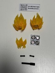 Bandai SHF Figuarts Dragonball Z Super Saiyan SSJ Son Goku Legendary 龍珠 傳說中的超級撒亞人 孫悟空 傳超 菲利篇 改造屋 發光頭