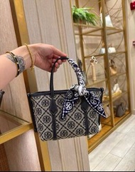 Tory Burch T Monogram 經典迷你字母提花徽標手挽包斜跨包