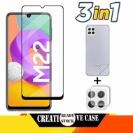 3 INC PACKAGE 1 Tempered Glass SAMSUNG M22 4G 2021 Screen Protector