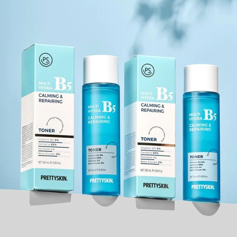 Phục Hồi Toner B5 PrettySkin Calming & Repairing Toner 205ml
