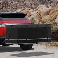 [lzdjlmy2ua] Cargo Carrier Bag Cargo Bag Reinforced Straps Luggage Zipper Black Cargo