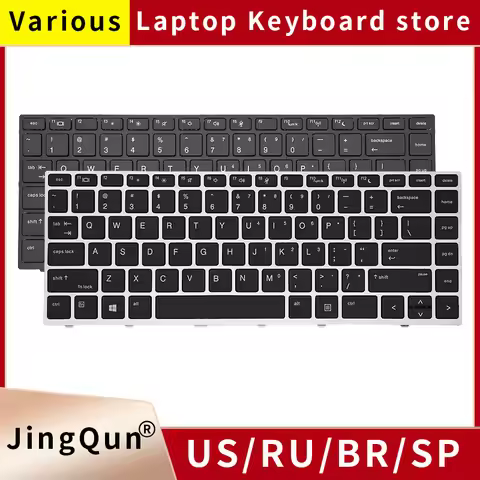 100%New Brand Original For HP Probook 430 G5 440 G5 445 G5 640 G4 640 G5 English Laptop Keyboard US 