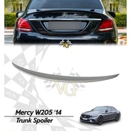 Mercy W205 2014 UP Trunk Spoiler ABS Plastic Car Tail