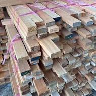 kayu asli 1" x 2" x 4'//natural solid wood 1" x 2" x 4'//1“ x 2" x 4' 原木柴