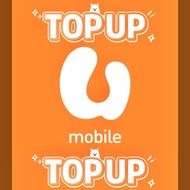 U Mobile Top Up（Prepaid &amp; Postpaid）RM50