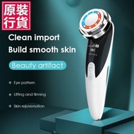 JK KOREA - 光子提拉EMS潔面儀溫熱導出導入美容儀(白色)J0697 光子美容儀 EMS技術 溫熱導出 潔面儀 熱賣美容儀