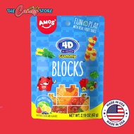 Amos 4D Mixed Fruits Gummy Block (Halal)