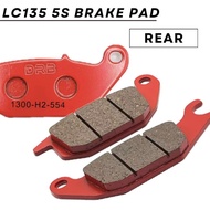 DISC BRAKE PAD YAMAHA LC135 5SPEED LC135 5S  ( REAR ) STANDARD BRAKE PAD DISC / ROKER BRAKE PAD YAMA