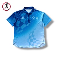 T-shirt Jersey Running ASICS original preloved, Kaos Jersey lari Asics TOKYO 2020 official