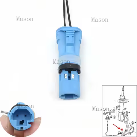 C+ ABS Wheel Speed Sensor Connector Plug For BMW X5 E53 MINI Cooper R50 R52 R53 R60
