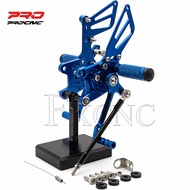 For SUZUKI GSXR1000 GSXR 1000 2000-2004 Motorcycle Rearset Footrest Footpeg Adjustable Aluminum Rear