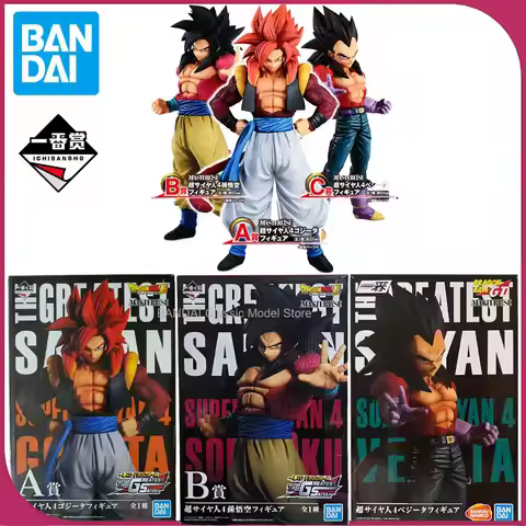 In Stock BANDAI Original Dragon Ball GT TAG FIGHTERS Son Goku Vegeta Anime Figures Collection Action