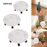 [Shiwaki] Plant with Rolling Plant Stand Multifunctional Round Pot Mover Plant for Potted Plant