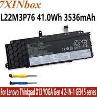 7XINbox L22M3P76 L22C3P76 11.61V 41.0Wh 3536mAh Laptop Battery For Lenovo Thinkpad X13 YOGA Gen 4 2-