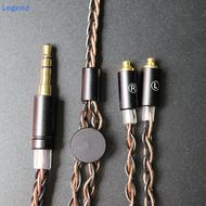 💖【Lowest price】Legend อัพเกรดสายหูฟัง MMCX อัพเกรดสายเคเบิลหูฟังเปลี่ยนสายหูฟังหูฟังหูฟัง DIY CABLE MMCX plug REPLACEMENT สำหรับ Shure SE535 SE846