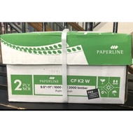 Paperline Continuous Form Computer Paper K2 W Whole / CF K2 W PRS (Bagi 2) 9.5 x 11" - Box of 1000 S