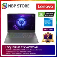 Lenovo LOQ 15IRH8 82XV00WGMJ 15.6'' FHD 144Hz Gaming Laptop Storm Grey ( I5-12450H, 8GB, 512GB SSD, 