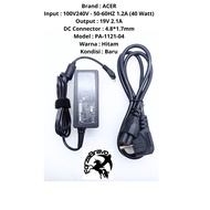 ACER Laptop Adapter 19V-2.1A DC 4.8*1.7mm 40 watt fit Z476 3 month warranty