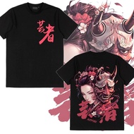 S-5XL Japanese Geisha T-Shirt | Men Women Loose Cotton Tee | Geisha Fan Clothes | Geisha Series 02 S