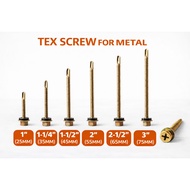 FOR IN TEX SCREW FOR METAL SOLD PER 100PCS SIZE 1", 1-1/4", 1-1/2", 2", 2-1/2", 3"