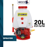 COMEN Knapsack Power Sprayer 20 Liter Garden Agricultural Chemical Pressure Petrol Engine Spray Pump Pam Racun Engin 农药泵