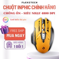 Inphic A9 Orange Wireless Mouse – Ergonomic Design, High Sensitivity, Easy to Use, Durable
