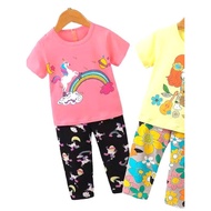0-7 YEARS GIRLS' CLOTHES KANAYA LEGGING T-SHIRT SET 7 year old girls' clothes 6 year old girls' clot
