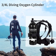 3L/4L New Diving Oxygen Bottle Portable Floating Diving Equipment Underwater Scuba Oxygen Tank Speci