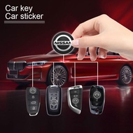 5PCS 14mm Car Remote Control Key Car Logo Sticker For Nissan Almera/X-Trail/Serena/NV200/Livina/
