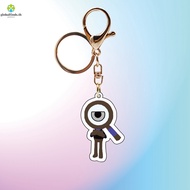 LFINDS Game Dandy's World Keychain, Scraps Pebble Dandys World Pendant, Sprout Acrylic Funny Shelly 