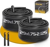 2 Pack 29 Inch Bicycle Inner Tube AV32 mm Schrader Valve Compatible Tyre Tube 29 x 1.75/1.9/1.95/2.0