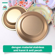 Produk 1 Lusin Piring enamel seng piring jadul motif warna 22 cm murah