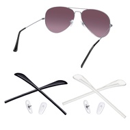 Silicone Rubber Nosepads Nose Pieces & Earsocks for Aviator RB3026 62mm RB3026-62 Sunglasses -Multip
