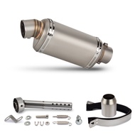 Universal 51mm Motorcycle Exhaust  Muffler Escape Moto with DB Killer For PCX125 FZ1N Z900 CBR500R R
