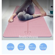 Premium Yoga Mat/ TPE premium Yoga Mat with lines design