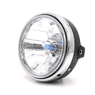 SALE 12V Motorcycle Chrome Halogen Front Headlight Lamp For Honda CB400/CB500/CB1300 for Hornet 250 
