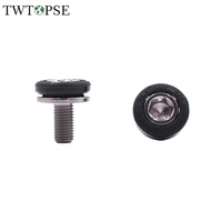 TWTOPSE Titanium Bike Bottom Brackets Bolts For Brompton Folding Bicycle Hub Axis Screw Set 15g With Dust-proof Cover