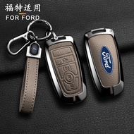 Ford Key Case fiesta FOCUS ST-Line WAGON KUGA Active Alloy Genuine Leather