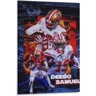 Deebo Samuel Poster 20 Wall Art Canvas Print Poster Home Bathroom Bedroom Office Living Room Decor C