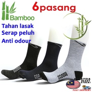 6 Pasang DEWASA BAMBOO STOKIN