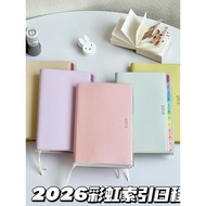 planner 2026 planner book 2026 2026 New Style Rainbow Index Handbook Schedule Book Student Planner D