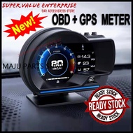 P6 OBD Gauge Meter OBD2 OBD+GPS DIGITAL METER for PROTON PERODUA myvi axia bezza HONDA NISSAN TOYOTA