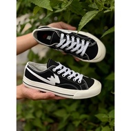 Aekoshoes New Basic Low Black White Sneakers - Original Made In Indonesia