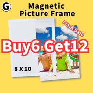 8R(8x10) 12PCS Magnetic Picture Frame Photo Certificate Framework Wall Sticker Magnetic Frame