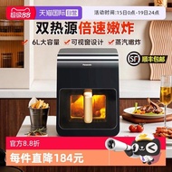 [Self-Operated] Panasonic Visual Air Fryer Household Automatic Large-Capacity Smart Cu