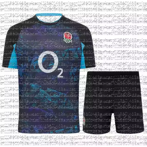 2026 New England Family Matching Rugby Jersey Set Blue Black Breathable Moisture Wicking Sports Unif